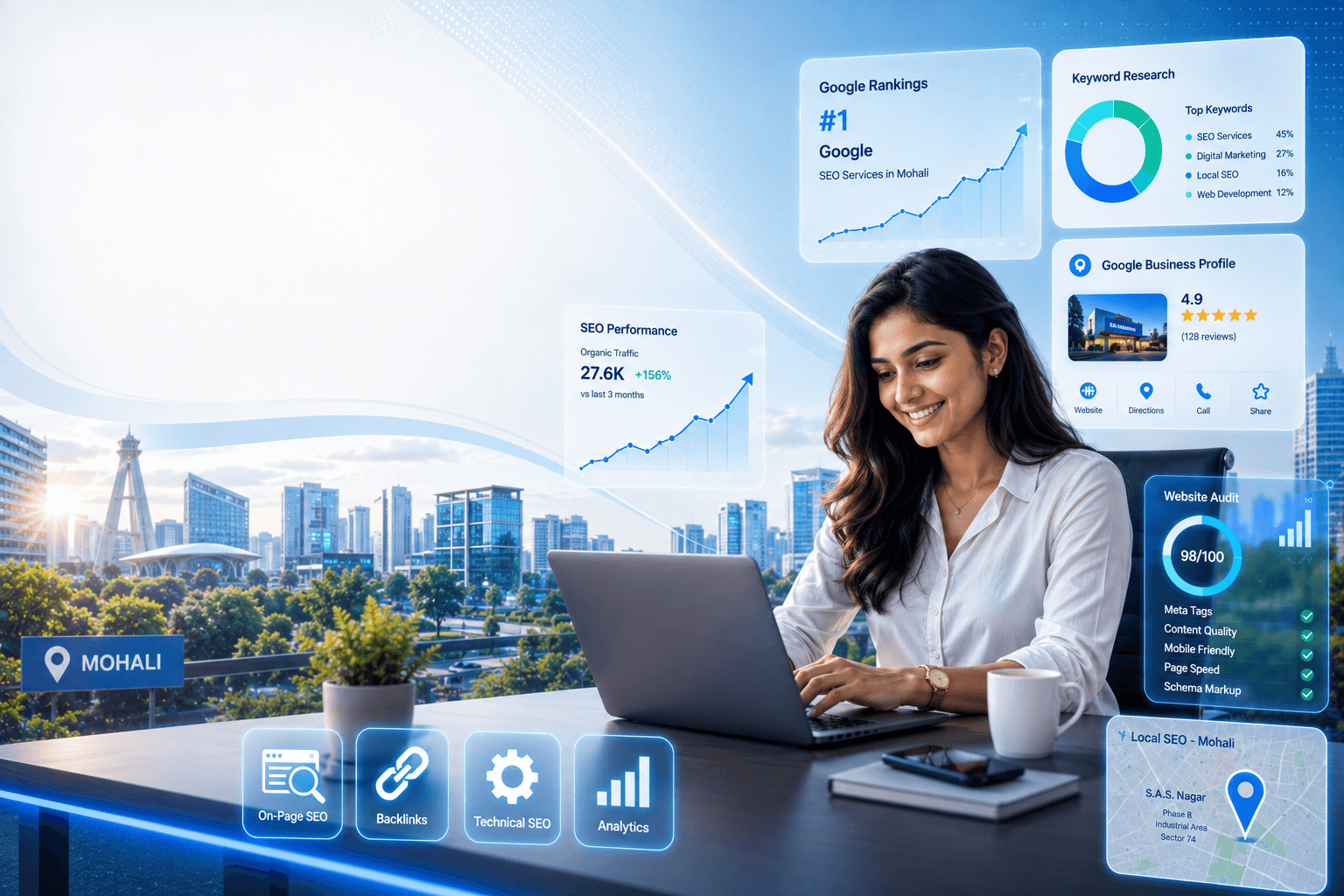 Google Business Profile for SEO Services in Mohali for Small Business